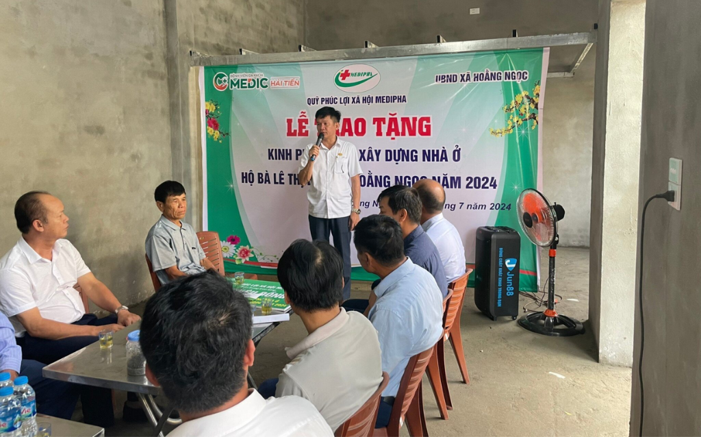 Ông Nguyễn Thế Hùng – Chủ tịch HĐQT phát biểu tại buổi lễ