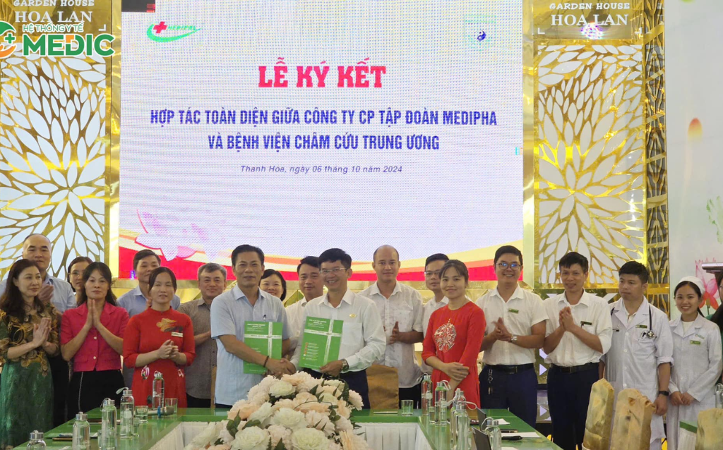 Lễ ký kết hợp tác giữa Tập đoàn Medipha và Bệnh viện Châm cứu Trung Ương nhằm nâng cao chất lượng nguồn nhân lực và phát triển hệ thống chăm sóc sức khỏe toàn diện