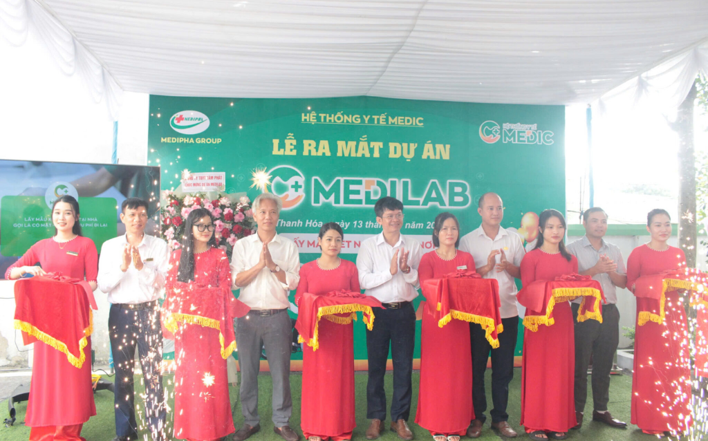 Ra mắt dự án Medilab – Lấy mẫu xét nghiệm tận nơi thành công rực rỡ