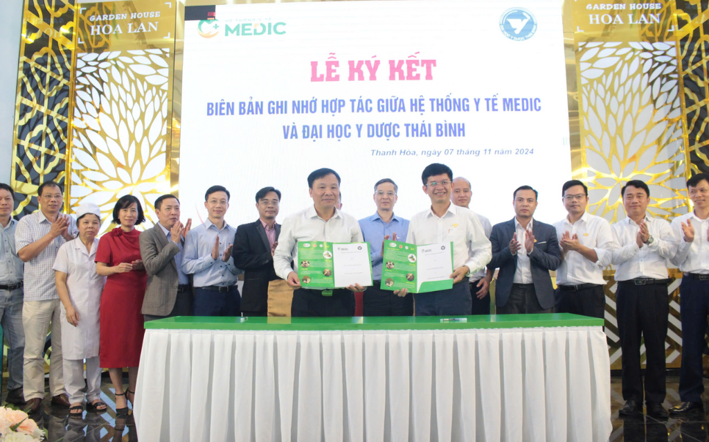 Thắt chặt hợp tác chiến lược giữa Đại học Y Dược Thái Bình và Hệ thống Y tế Medic