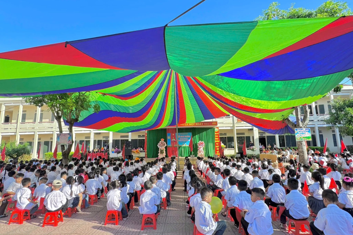 Không khí rộn ràng trong Lễ Khai giảng năm học mới 2025-2026 tại các trường trên địa bàn xã Hoằng Thanh